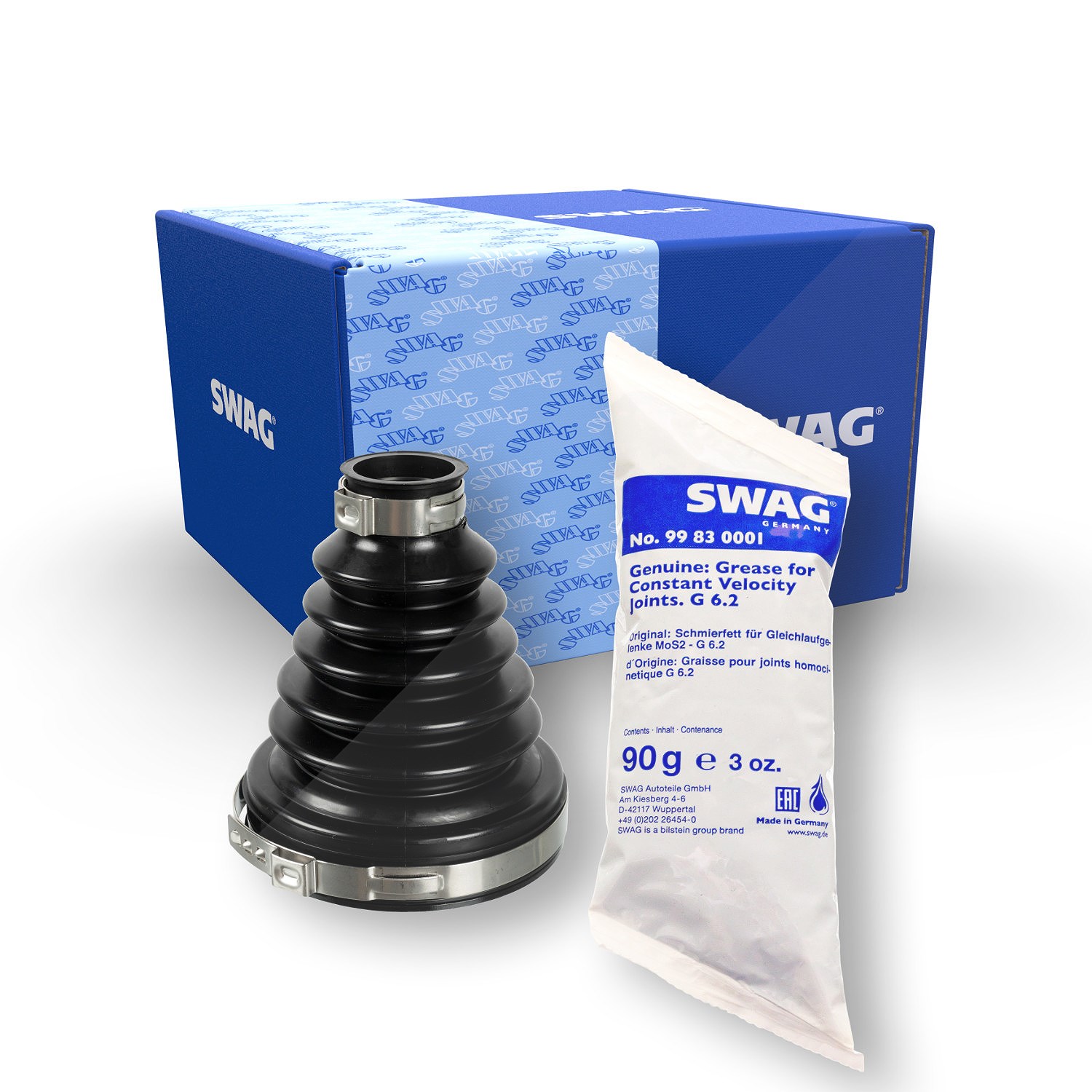 Swag Faltenbalgsatz, Antriebswelle [Hersteller-Nr. 33101661] für Skoda, VW, Audi, Seat