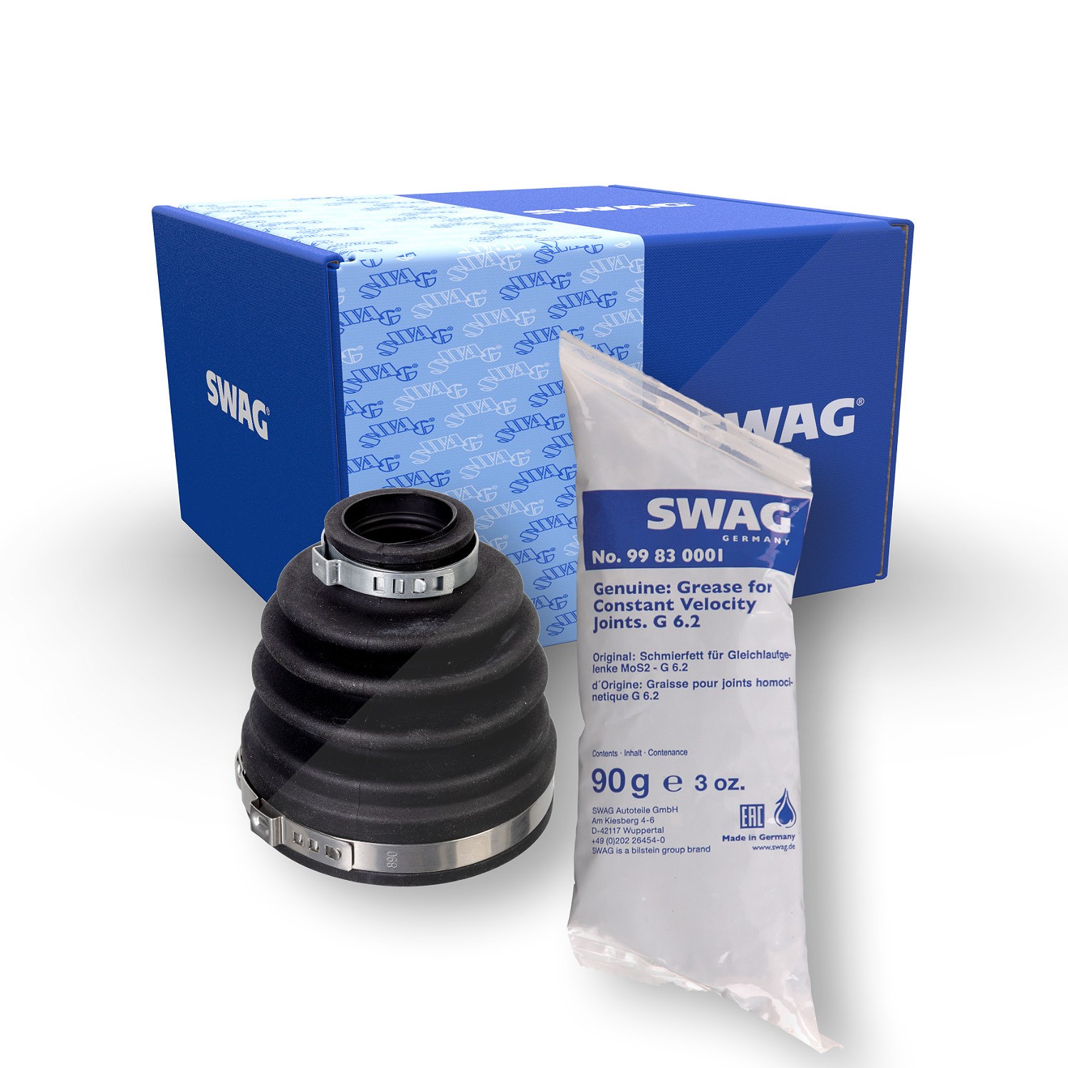 Swag Faltenbalgsatz, Antriebswelle [Hersteller-Nr. 33102771] für Renault