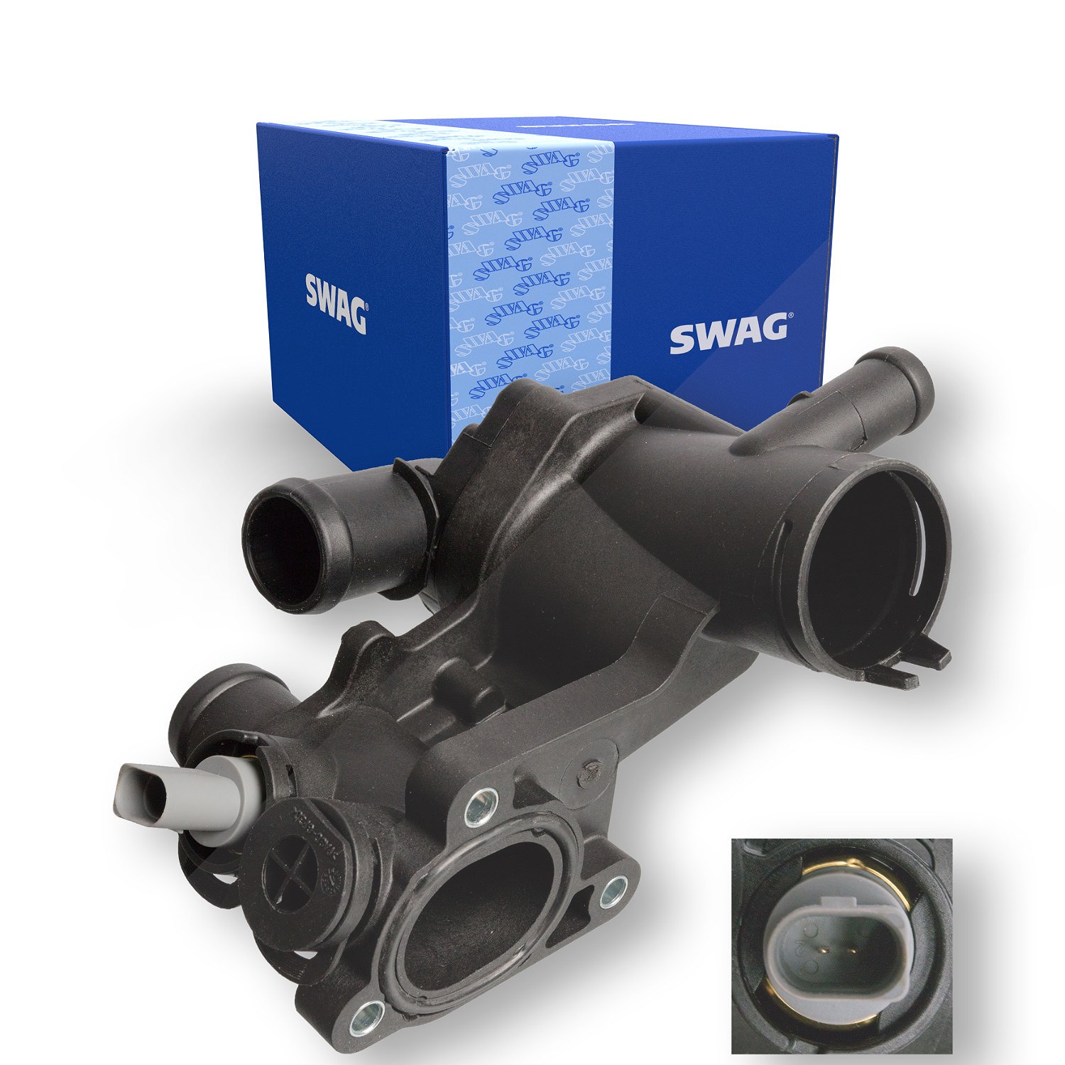 Swag Thermostat, Kühlmittel [Hersteller-Nr. 30109147] für VW, Skoda, Seat