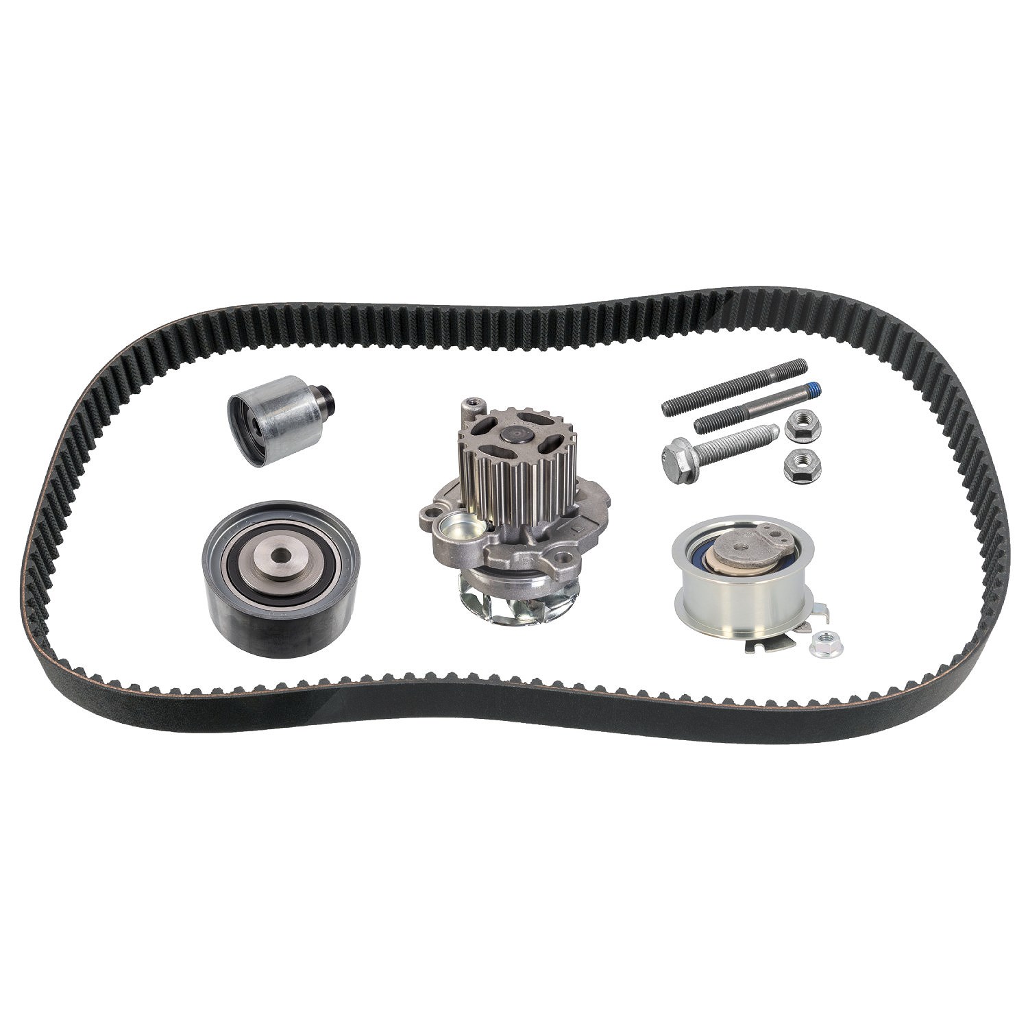 Febi Bilstein Wasserpumpe + Zahnriemensatz [Hersteller-Nr. 32742] für Seat, VW, Mitsubishi, Audi, Skoda