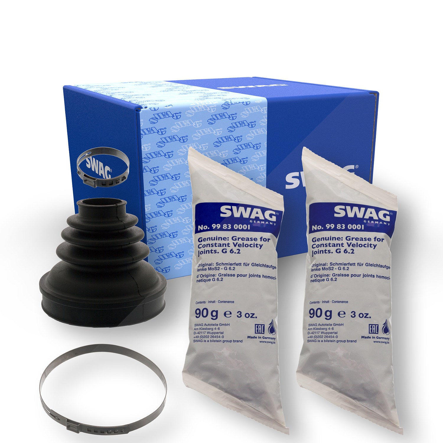 Swag Faltenbalgsatz, Antriebswelle [Hersteller-Nr. 62100209] für Ds, Peugeot, Opel, Fiat, Toyota, Vauxhall, Citroën