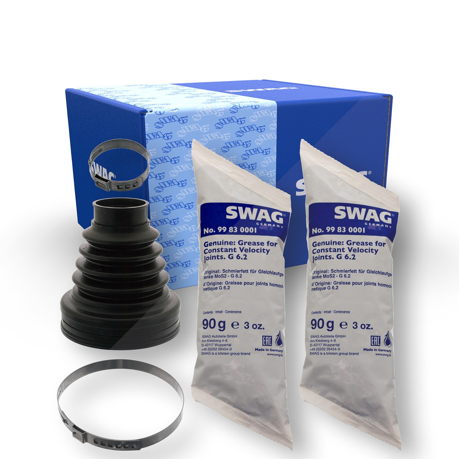 Swag Faltenbalgsatz, Antriebswelle [Hersteller-Nr. 62100347] für Ds, Opel, Vauxhall, Toyota, Peugeot, Citroën