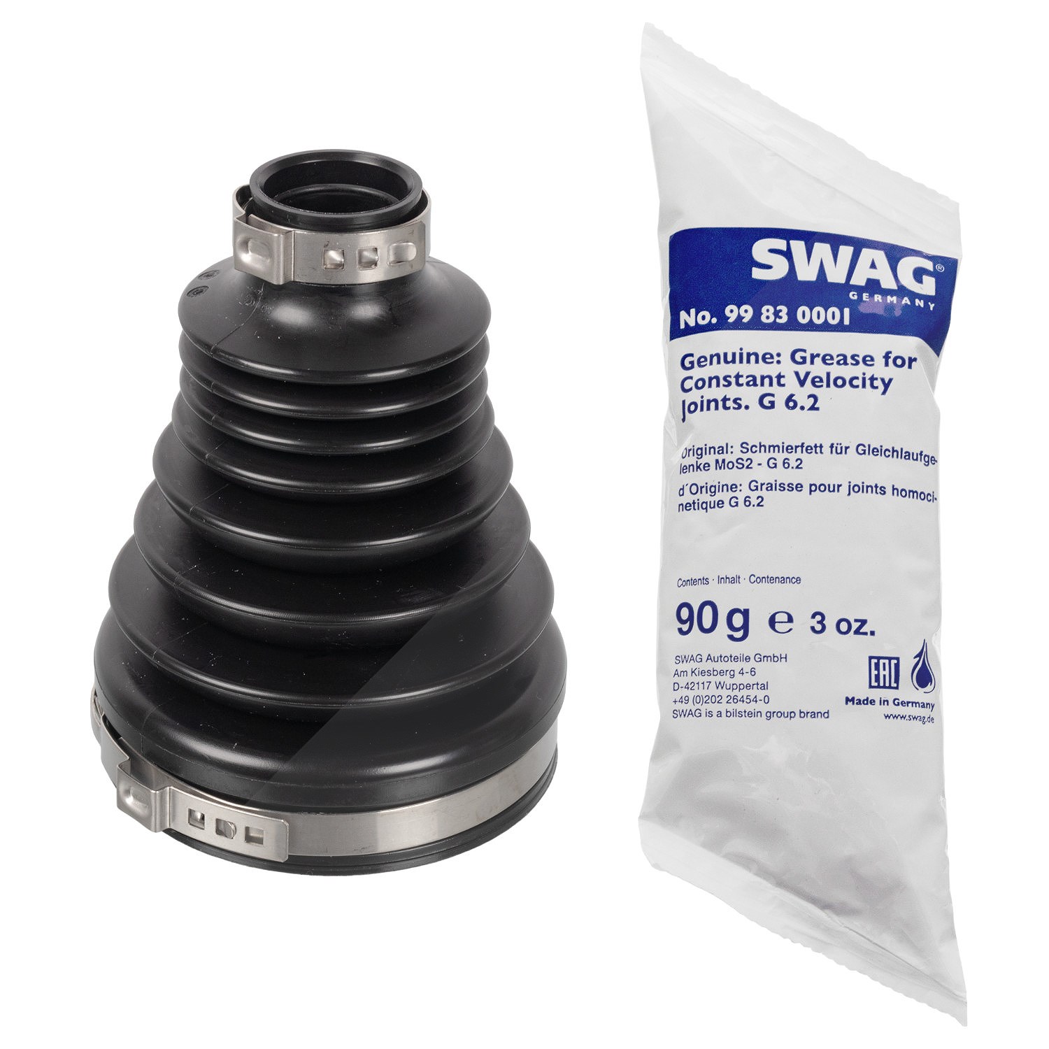 Swag Faltenbalgsatz, Antriebswelle [Hersteller-Nr. 33101431] für Opel, Ford, Renault, Vauxhall, Dacia