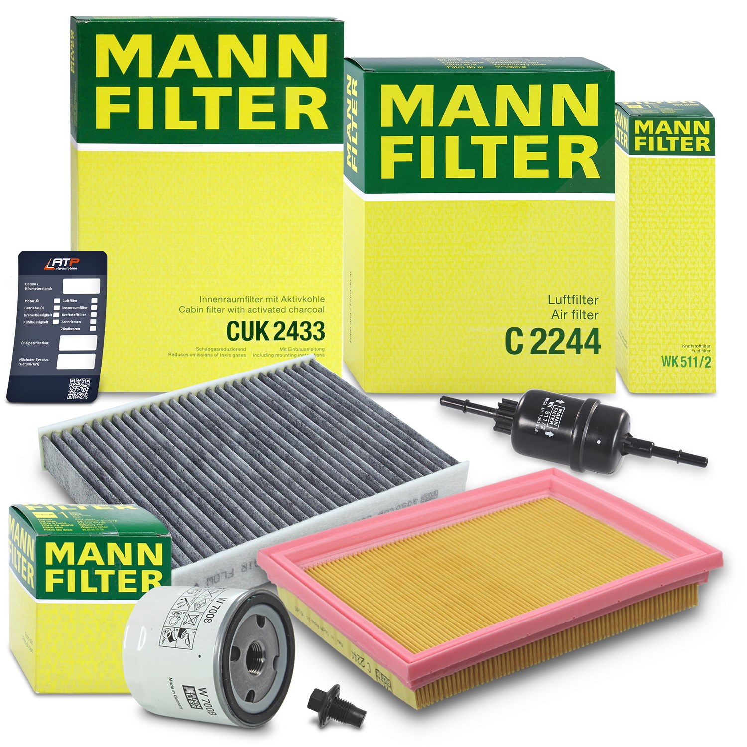 Mann-filter Inspektionspaket Filtersatz SET B [Hersteller-Nr. 10492517] für Ford