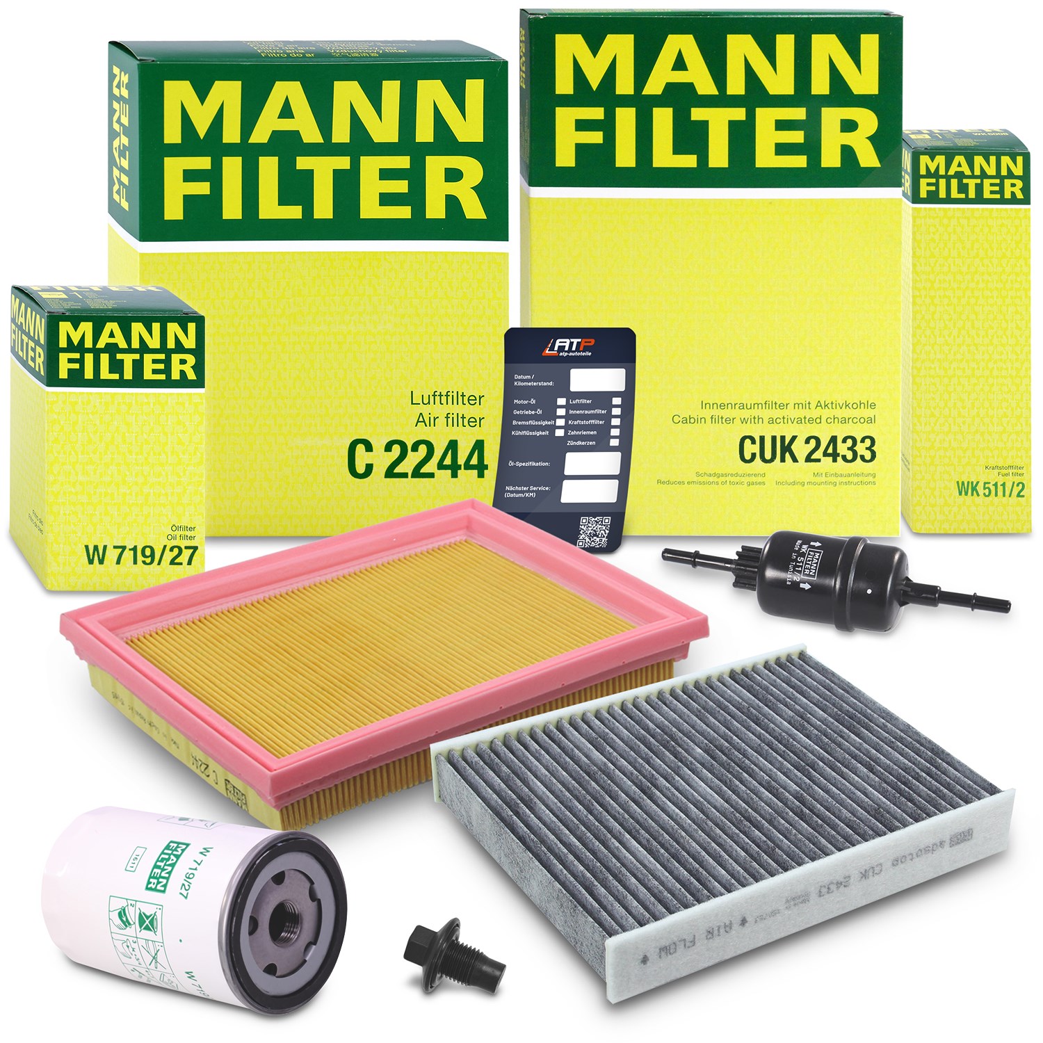 Mann-filter Inspektionspaket Filtersatz SET B [Hersteller-Nr. 10492572] für Ford