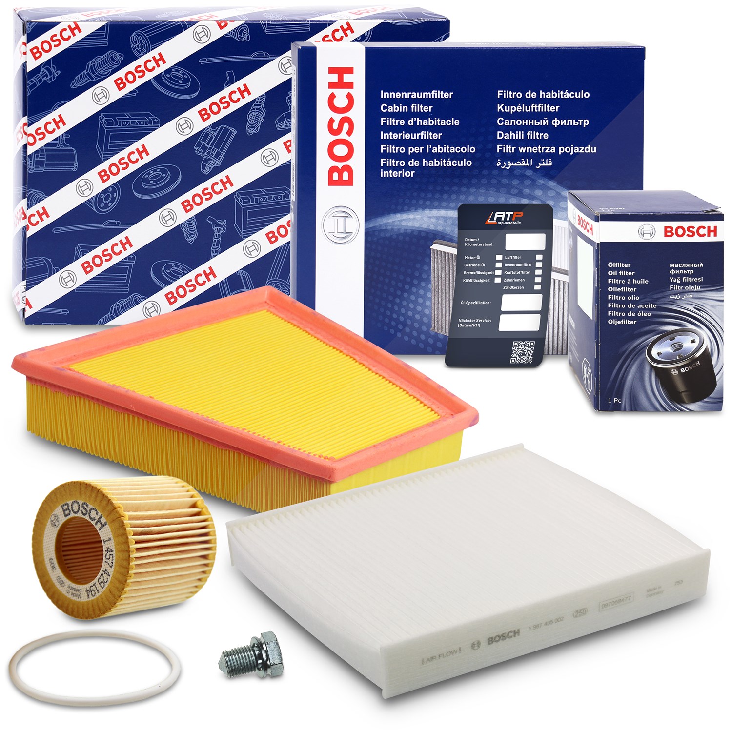 Bosch Inspektionspaket Filtersatz SET A [Hersteller-Nr. 10493162] für Seat