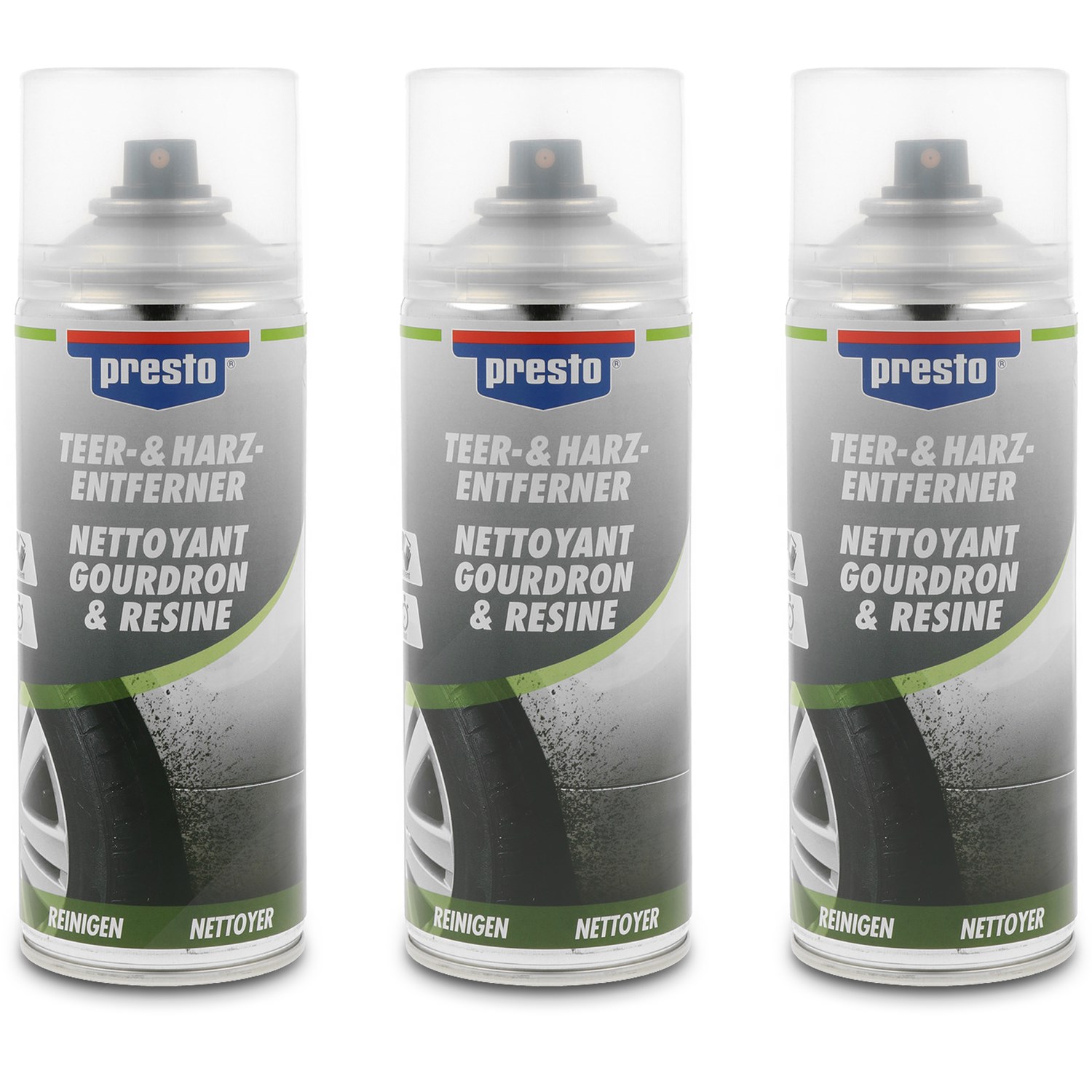 Presto 3x 400ml Teer- und Harz-Entferner [Hersteller-Nr. 306215]