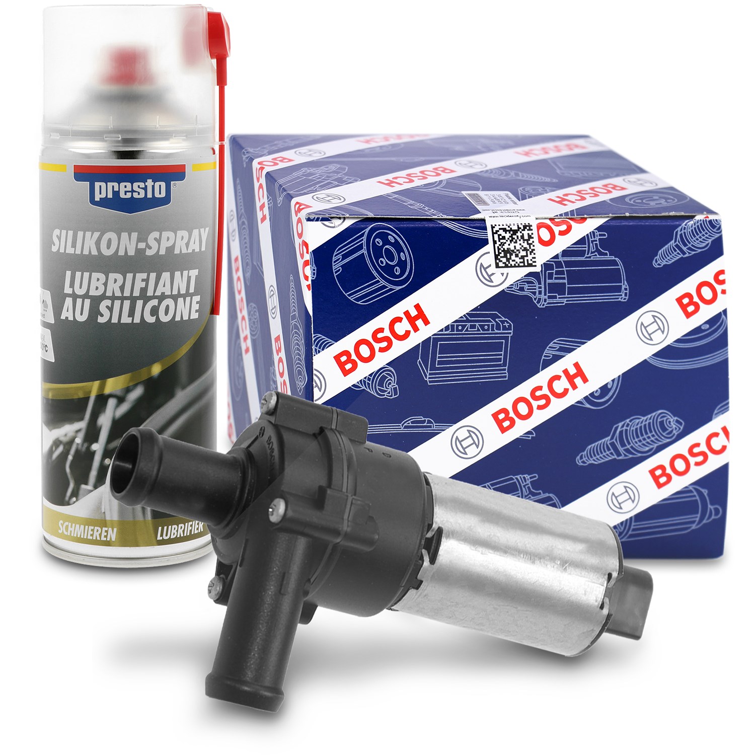 Bosch Wasserumwälzpumpe, Heizung [Hersteller-Nr. 30304013] für VW, Audi, Porsche, Seat
