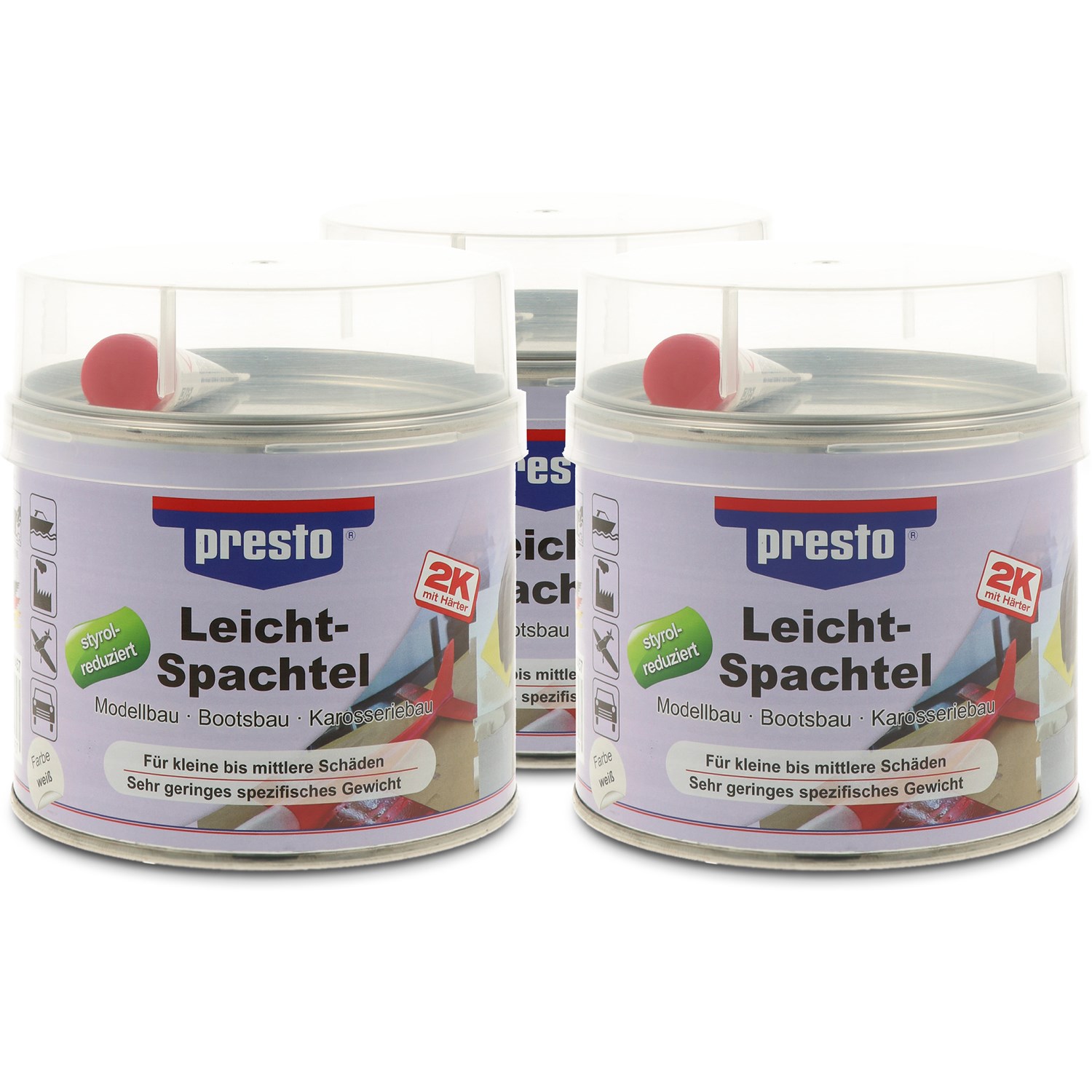 Presto 3x 420g Leichtspachtel [Hersteller-Nr. 601457]