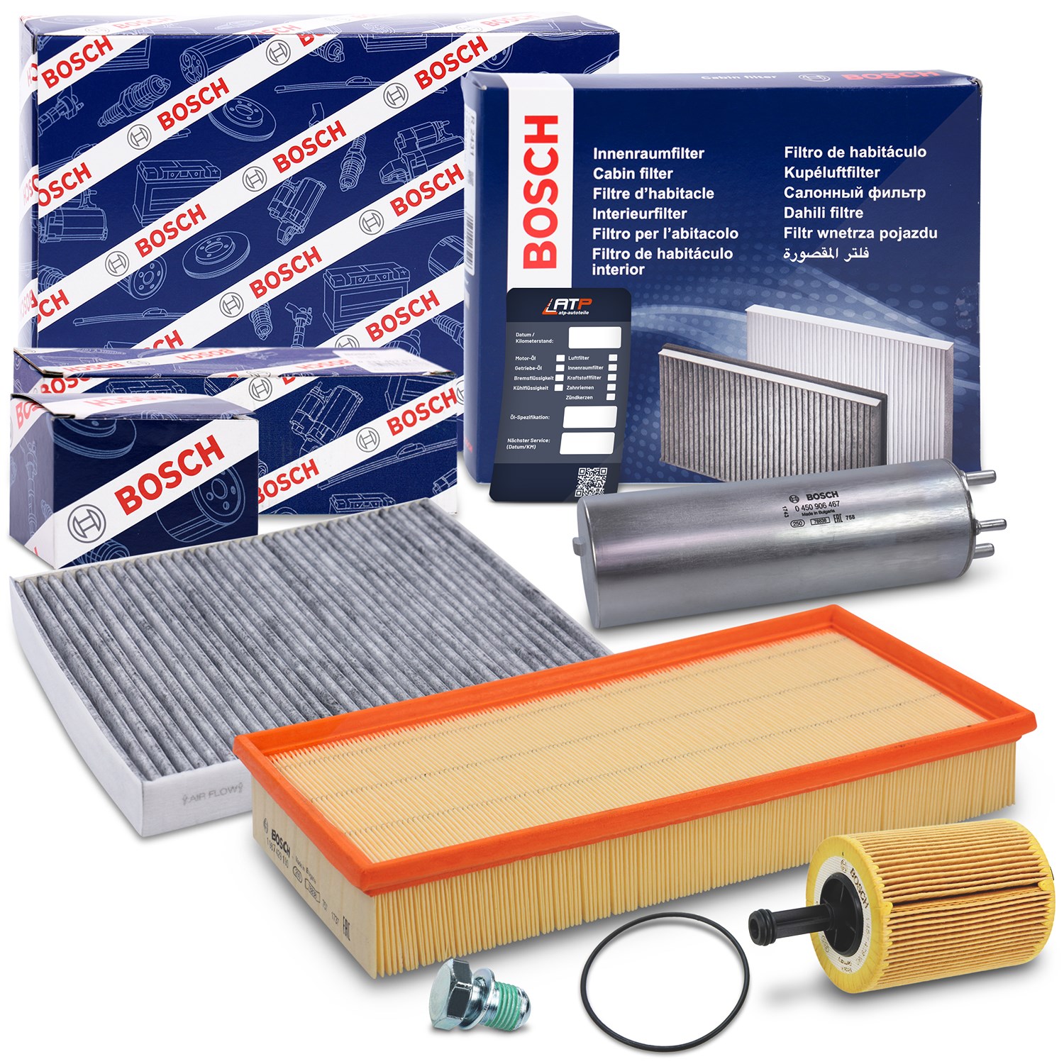 Bosch Inspektionspaket Filtersatz SET B [Hersteller-Nr. 10493501] für VW