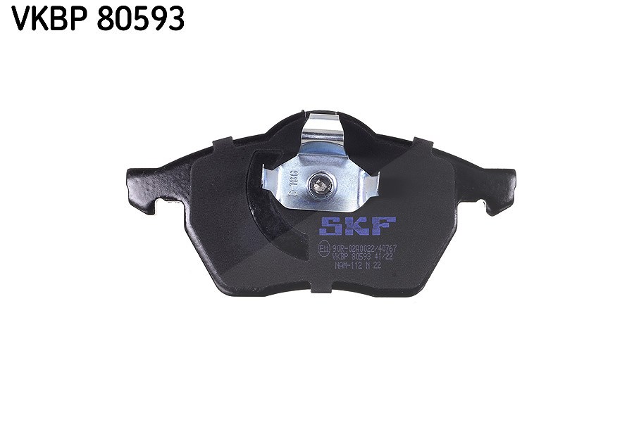 Skf Schwarz Scheibenbremse Bremsbelag Vkbp 80593-4Er Set - Position Vorderachse Höhe 93 Mm Länge 203 Mm Breite 131 Mm Dicke 19,3 Mm - Oe Qualität - Bild 3