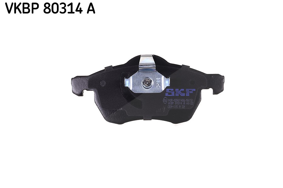 Skf Bremsbelagsatz, Scheibenbremse [Hersteller-Nr. VKBP80314A] für Opel - Bild 4