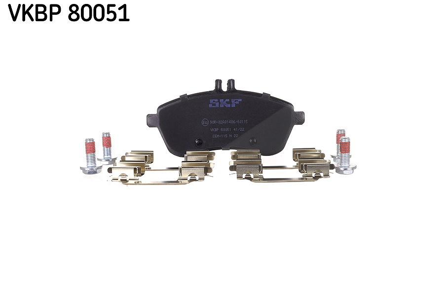 Bremsbeläge VKBP 80051 SKF für MERCEDES-BENZ C-KLASSE T-Model SLK C-KLASSE SLC - Bild 6