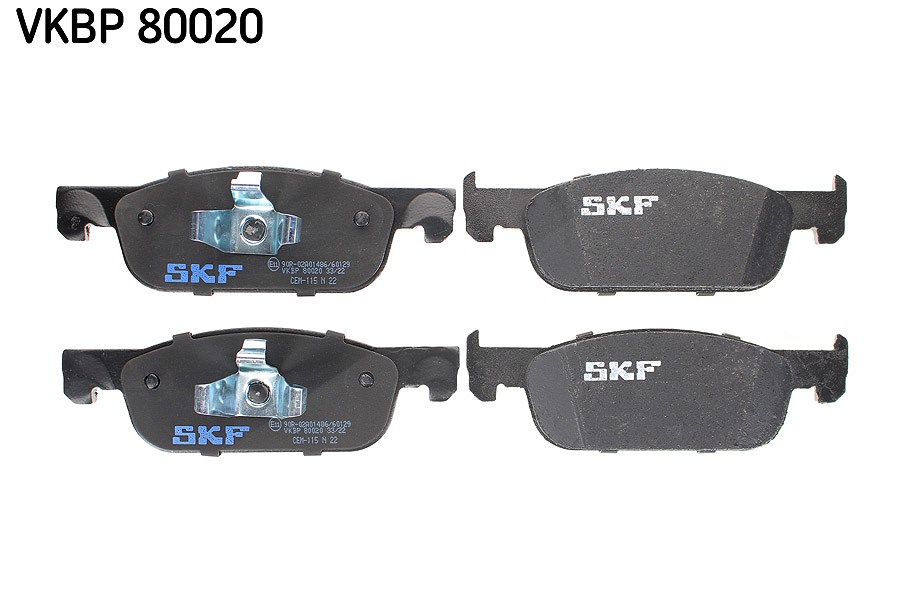 Skf Bremsbelagsatz, Scheibenbremse [Hersteller-Nr. VKBP80020] für Dacia, Renault, Lada - Bild 4