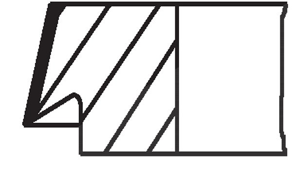 Mahle Kolbenringsatz [Hersteller-Nr. 08306N0] für BMW