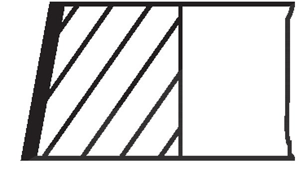 Mahle Kolbenringsatz [Hersteller-Nr. 03318N0] für Audi