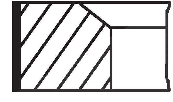 Mahle Kolbenringsatz [Hersteller-Nr. 03864N0] für Volvo