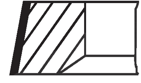 Mahle Kolbenringsatz [Hersteller-Nr. 03490N2] für Volvo, Audi