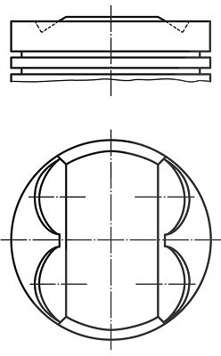 Mahle Kolben [Hersteller-Nr. 081PI00106000] für BMW