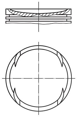 Mahle Kolben [Hersteller-Nr. 0306400] für Skoda, VW, Seat
