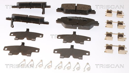 Bremsbelagsatz Scheiben 15,9 mm mit Verschleißwarnkontakt TRISCAN für HONDA CR-V - Bild 3