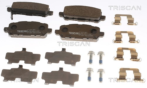 Triscan Bremsbelagsatz, Scheibenbremse 8110 40071 Für Honda - Bild 4