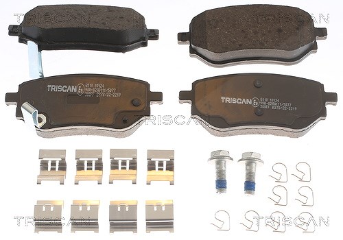 Triscan Bremsbelagsatz, Scheibenbremse 8110 10124 Für Nissan Mercedes - Bild 3