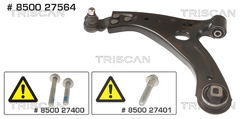 TRISCAN 850027564 Lenker für Radaufhängung Querlenker Lenker für Volvo - Bild 4