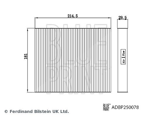 Blue Print Innenraumfilter Toyota - Bild 5