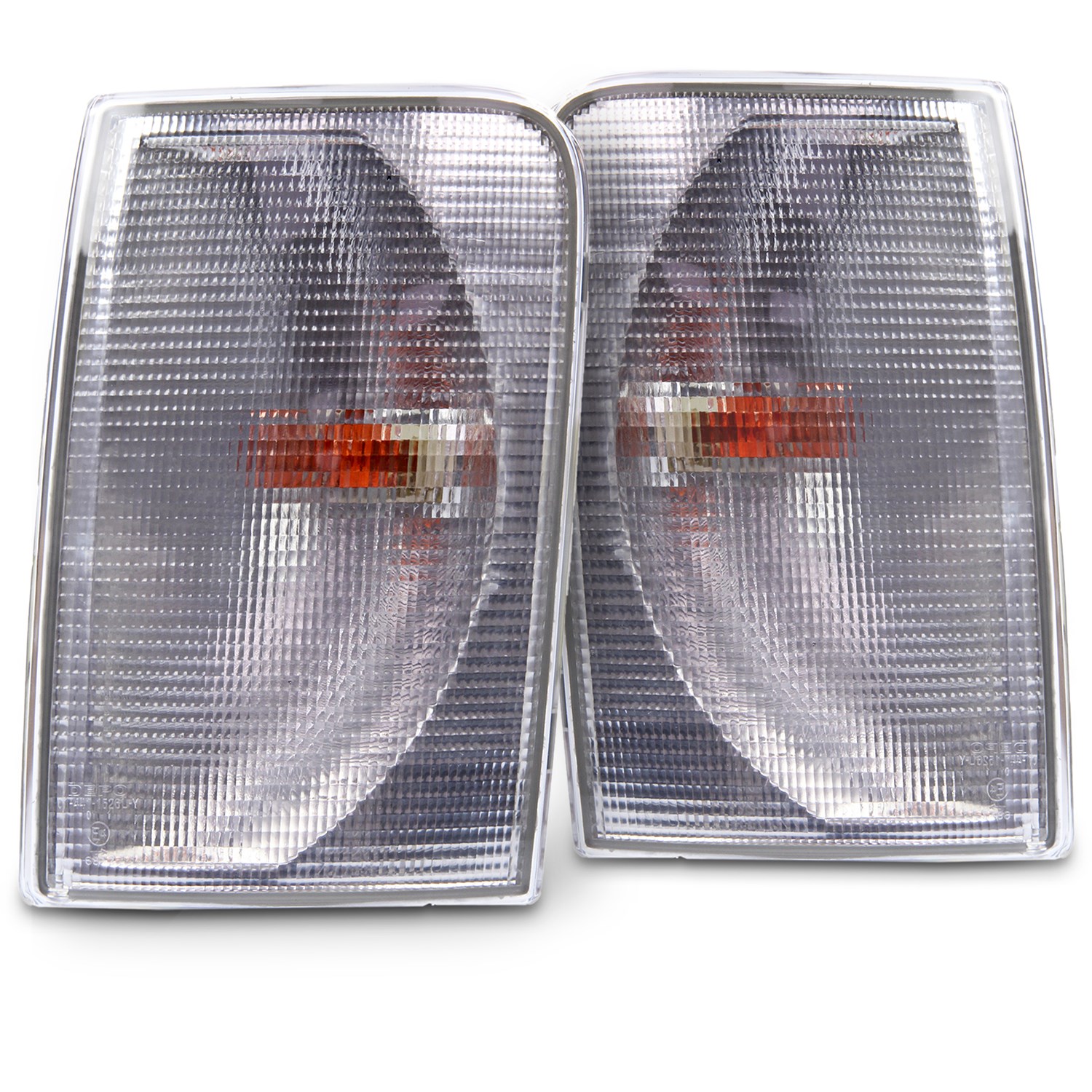 Bestprice 2x Blinkleuchte vorne weiß mit Lampenträger [Hersteller-Nr. 10420157] für VW