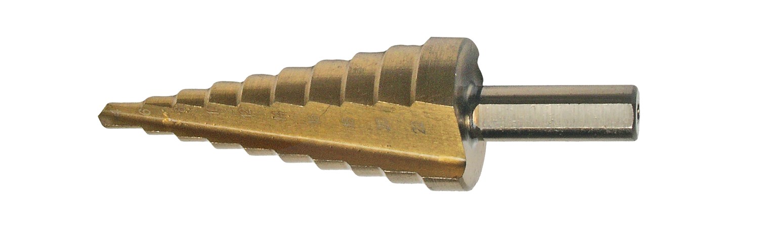 Sw Stahl Stufenbohrer, HSS-G TiN, 4-22 mm [Hersteller-Nr. 82411SB]
