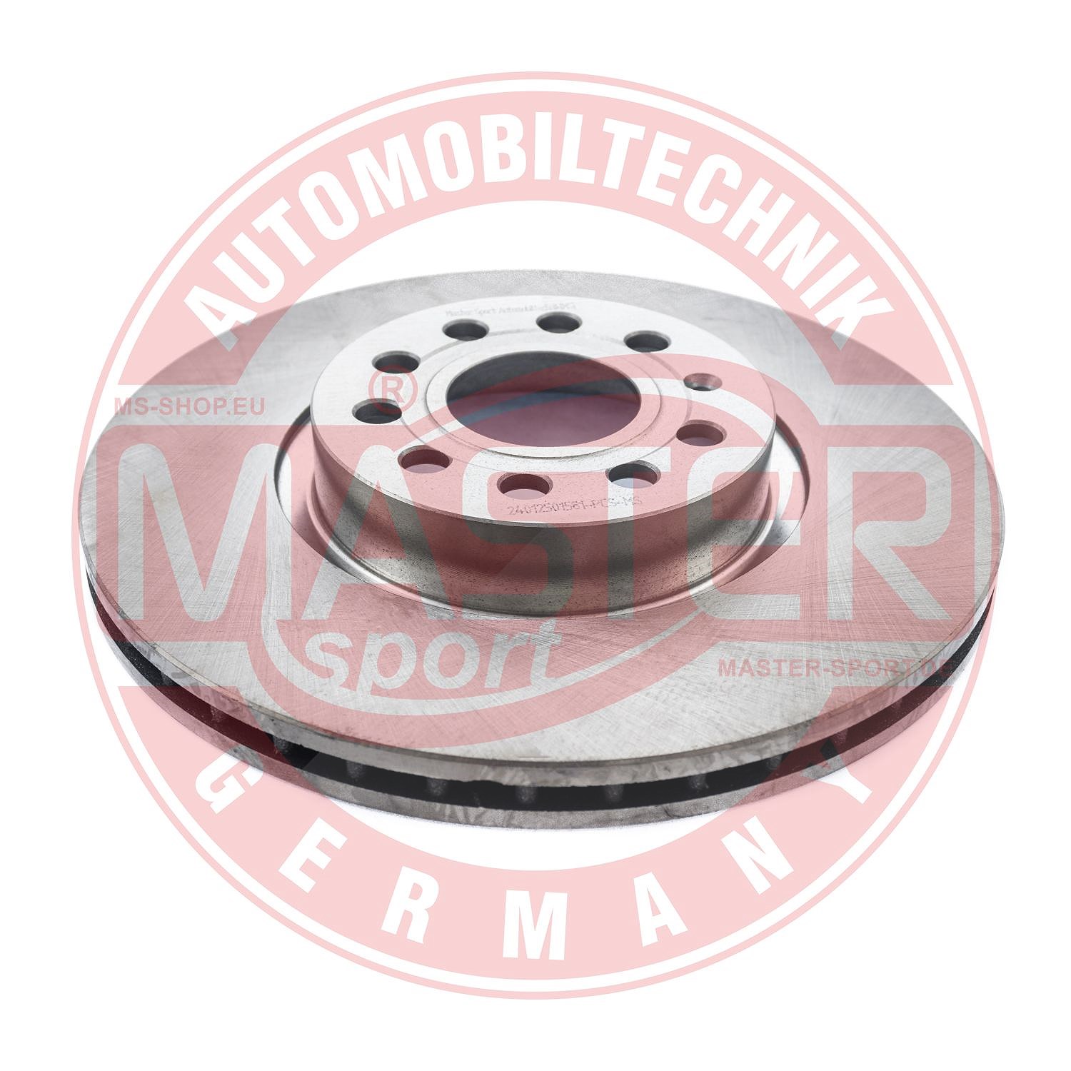 Master-sport Germany Bremsscheibe [Hersteller-Nr. 24012501581-PCS-MS] für Seat, VW, Audi, Skoda