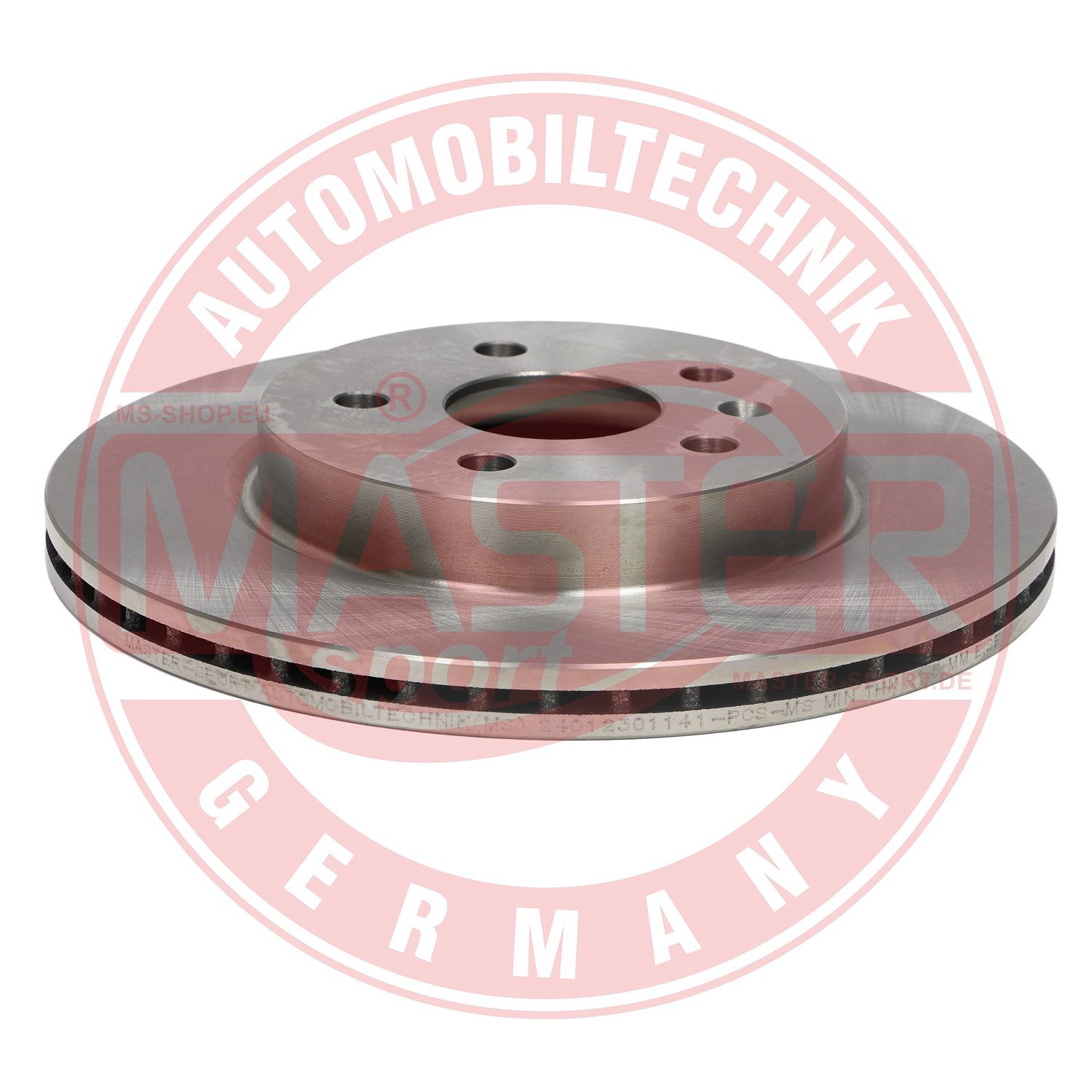 Master-sport Germany Bremsscheibe Hinterachse Belüftet [Hersteller-Nr. 24012301141-PCS-MS] für Chevrolet, Cadillac, Opel, Vauxhall, Saab
