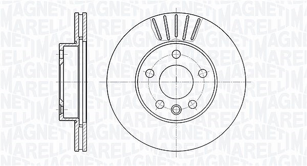 Magneti Marelli Bremsscheibe [Hersteller-Nr. 361302040324] für VW
