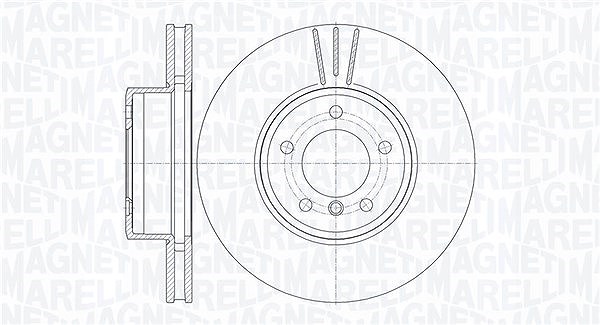 Magneti Marelli Bremsscheibe [Hersteller-Nr. 361302040150] für BMW