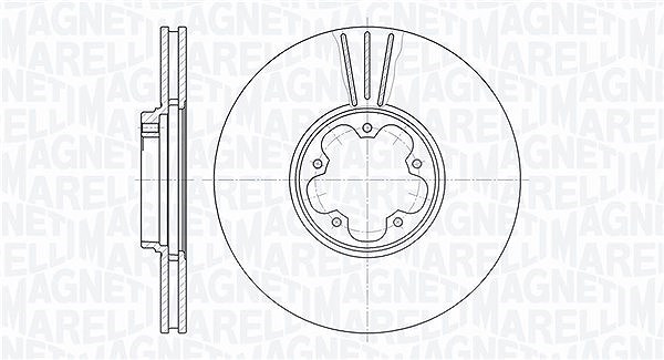 Magneti Marelli Bremsscheibe [Hersteller-Nr. 361302040170] für Ford
