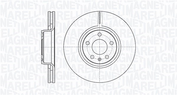 Magneti Marelli Bremsscheibe [Hersteller-Nr. 361302040132] für Audi
