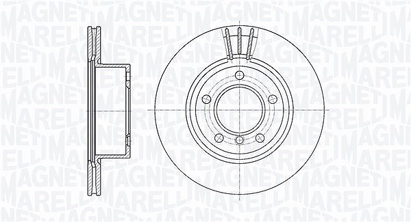 Magneti Marelli Bremsscheibe [Hersteller-Nr. 361302040128] für BMW