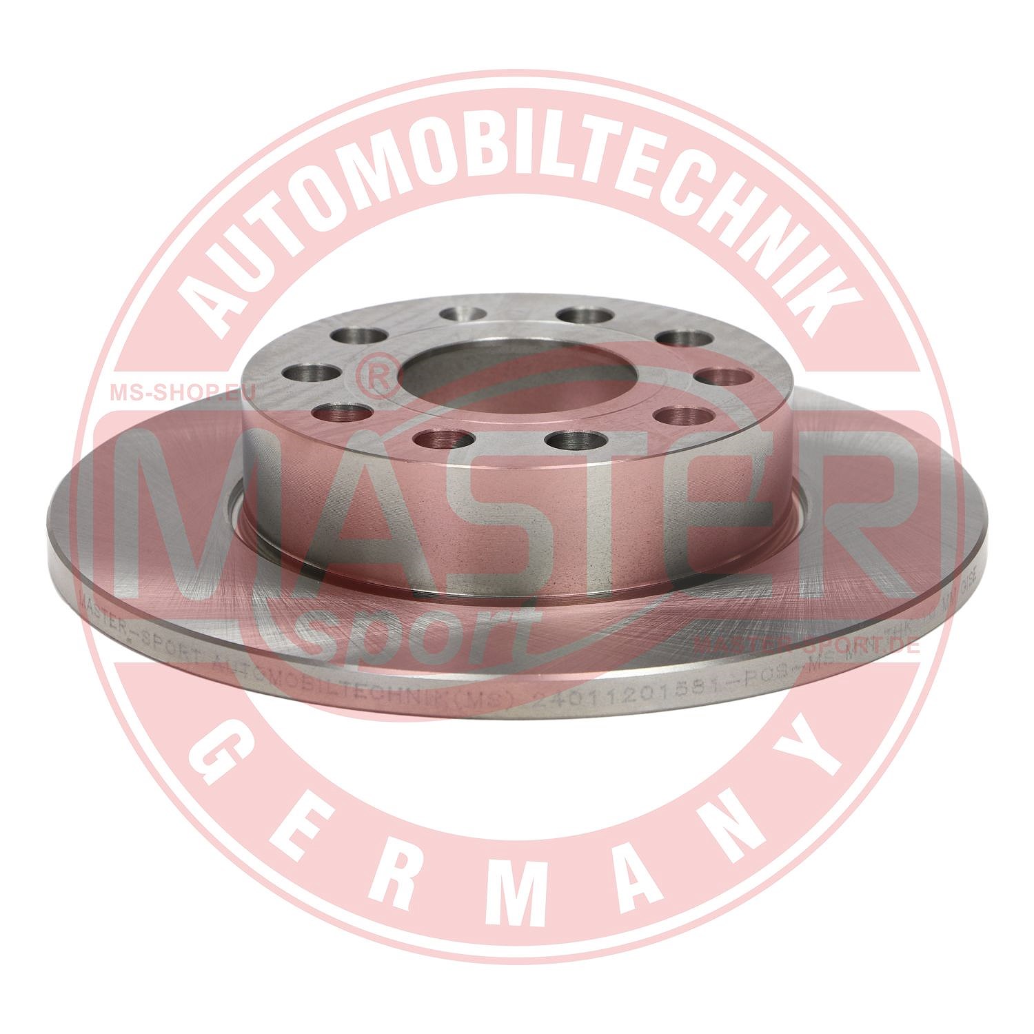 Master-sport Germany Bremsscheibe [Hersteller-Nr. 24011201581-PCS-MS] für Seat, VW, Audi, Skoda