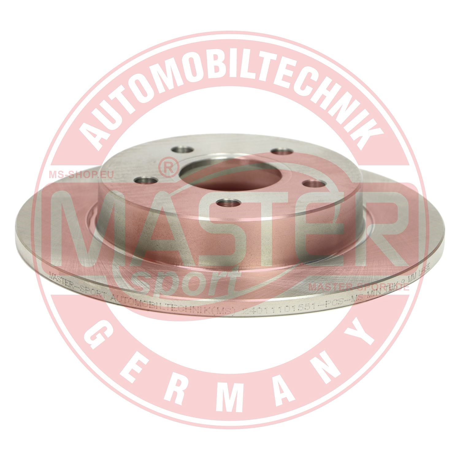 Master-sport Germany Bremsscheibe [Hersteller-Nr. 24011101551-PCS-MS] für Ford