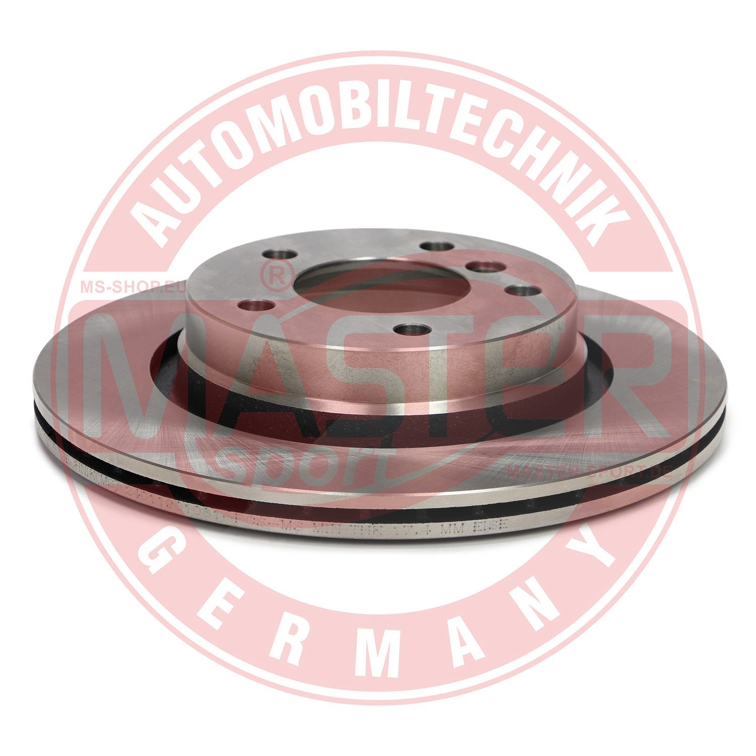 Master-sport Germany Bremsscheibe Hinterachse Belüftet [Hersteller-Nr. 24011901081-PCS-MS] für BMW