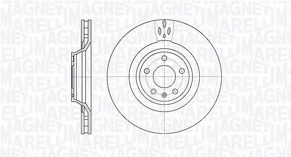 Magneti Marelli Bremsscheibe [Hersteller-Nr. 361302040416] für Audi