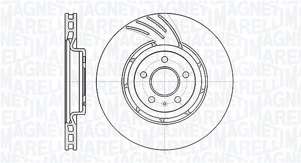Magneti Marelli Bremsscheibe [Hersteller-Nr. 361302040598] für Audi
