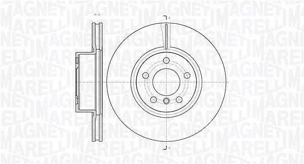 Magneti Marelli Bremsscheibe [Hersteller-Nr. 361302040636] für BMW
