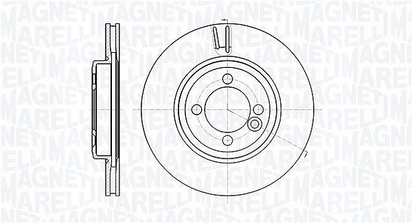 Magneti Marelli Bremsscheibe [Hersteller-Nr. 361302040578] für Mini