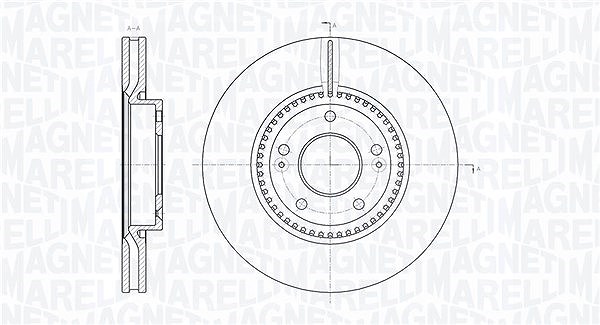 Magneti Marelli Bremsscheibe [Hersteller-Nr. 361302040546] für Kia, Hyundai