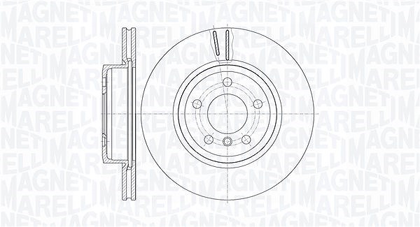 Magneti Marelli Bremsscheibe [Hersteller-Nr. 361302040468] für BMW