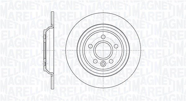 Magneti Marelli Bremsscheibe [Hersteller-Nr. 361302040335] für Volvo