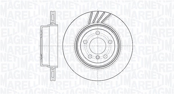 Magneti Marelli Bremsscheibe [Hersteller-Nr. 361302040464] für BMW