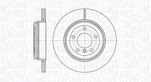 Magneti Marelli Bremsscheibe [Hersteller-Nr. 361302040450] für BMW